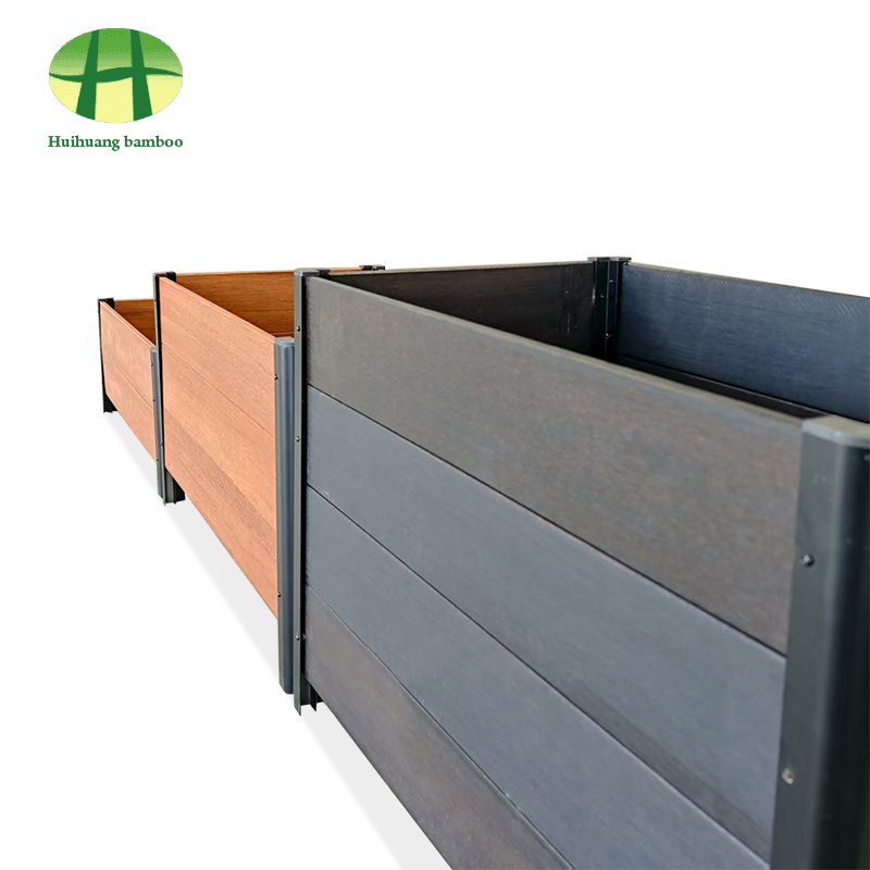 Odporna na warunki atmosferyczne donica bambusowa z kompozytowego drewna