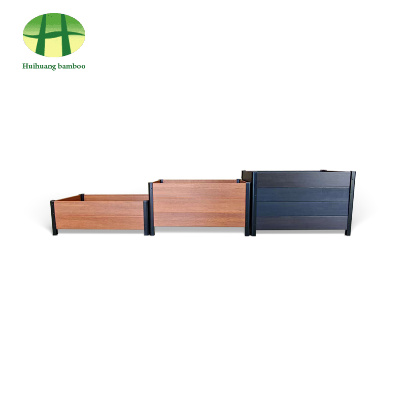 Odporna na warunki atmosferyczne donica bambusowa z kompozytowego drewna