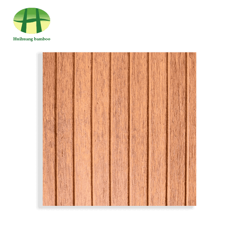 Podłoga bambusowa z małymi rowkami