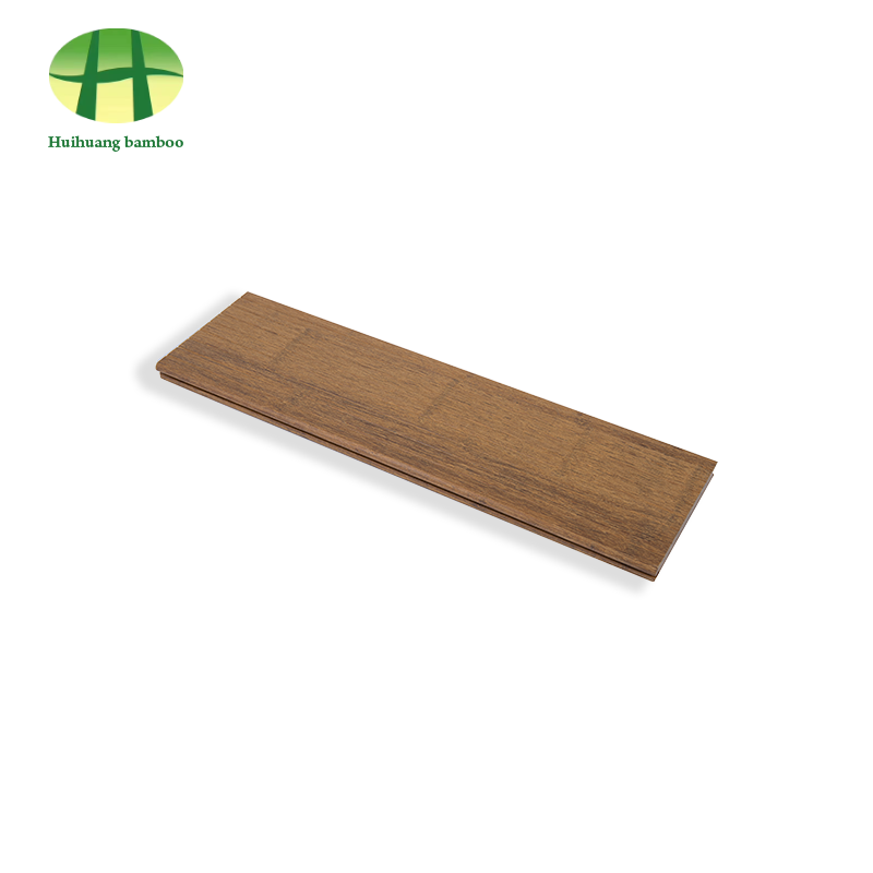 Błyszcząca, ciężka podłoga bambusowa w naturalnym kolorze