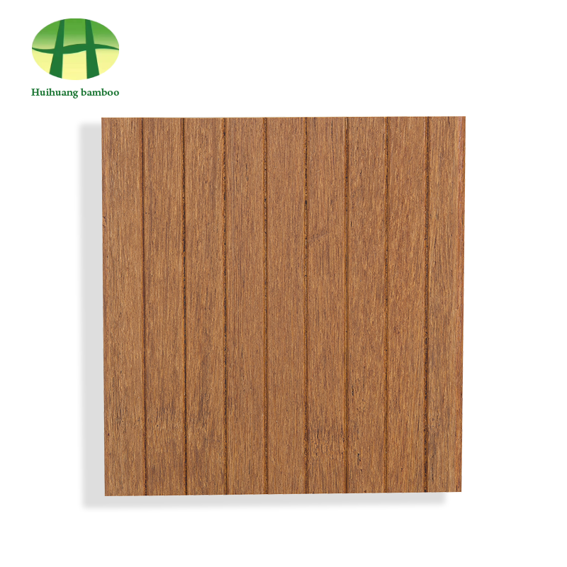 Podłoga bambusowa z małymi rowkami