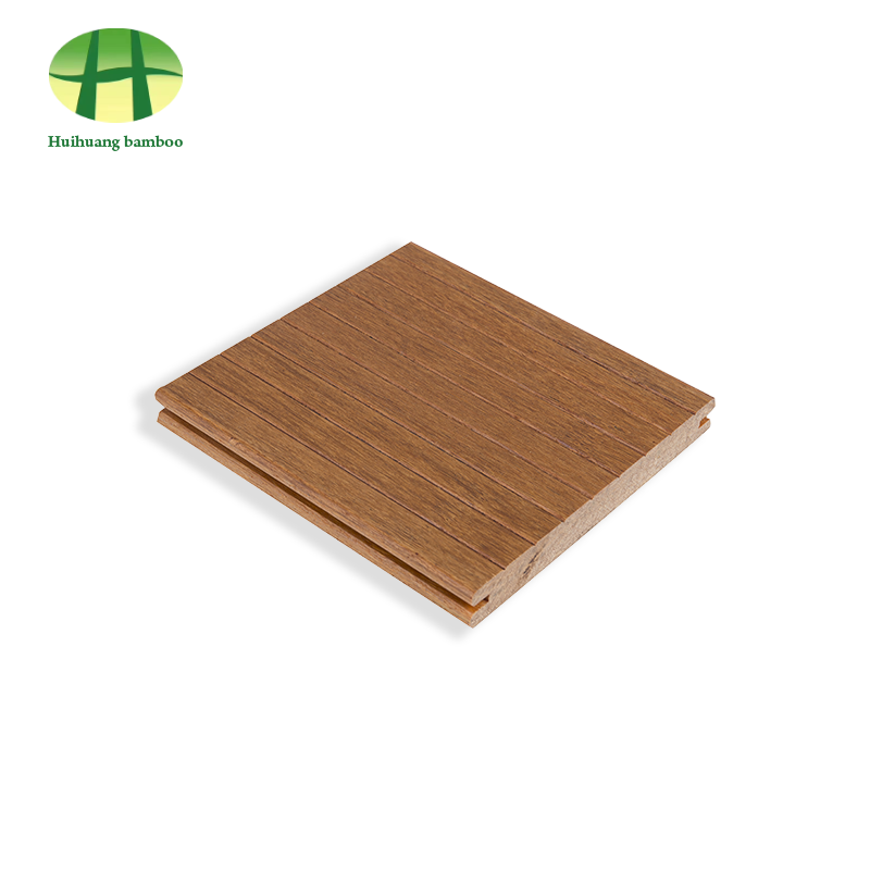 Podłoga bambusowa z małymi rowkami