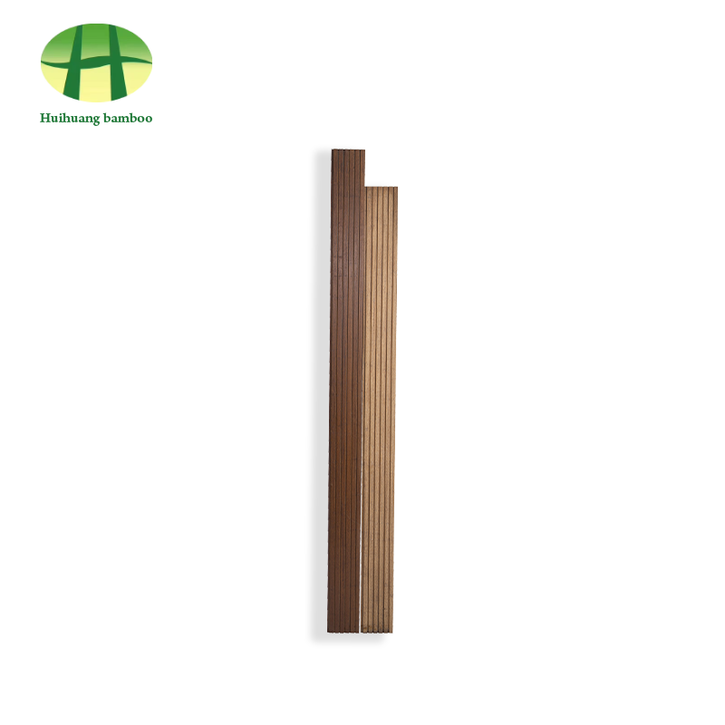 Podłoga bambusowa z dużymi rowkami