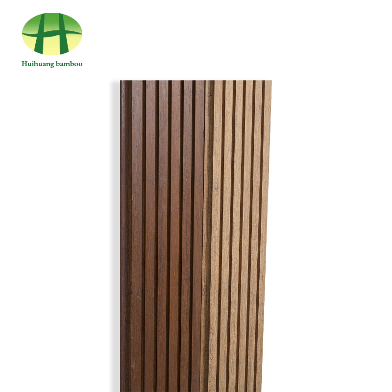 Podłoga bambusowa z dużymi rowkami