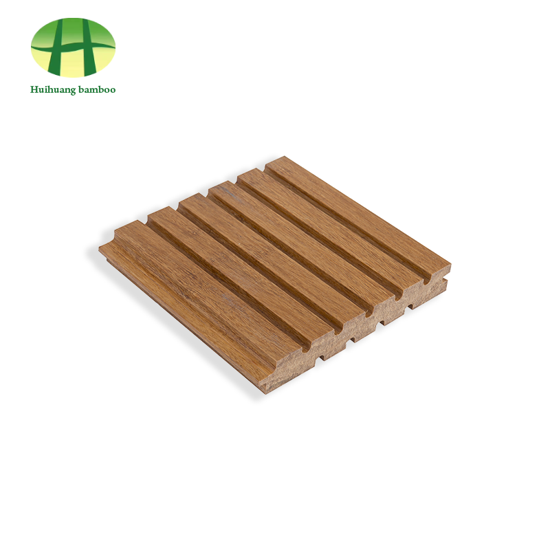 Podłoga bambusowa z dużymi rowkami