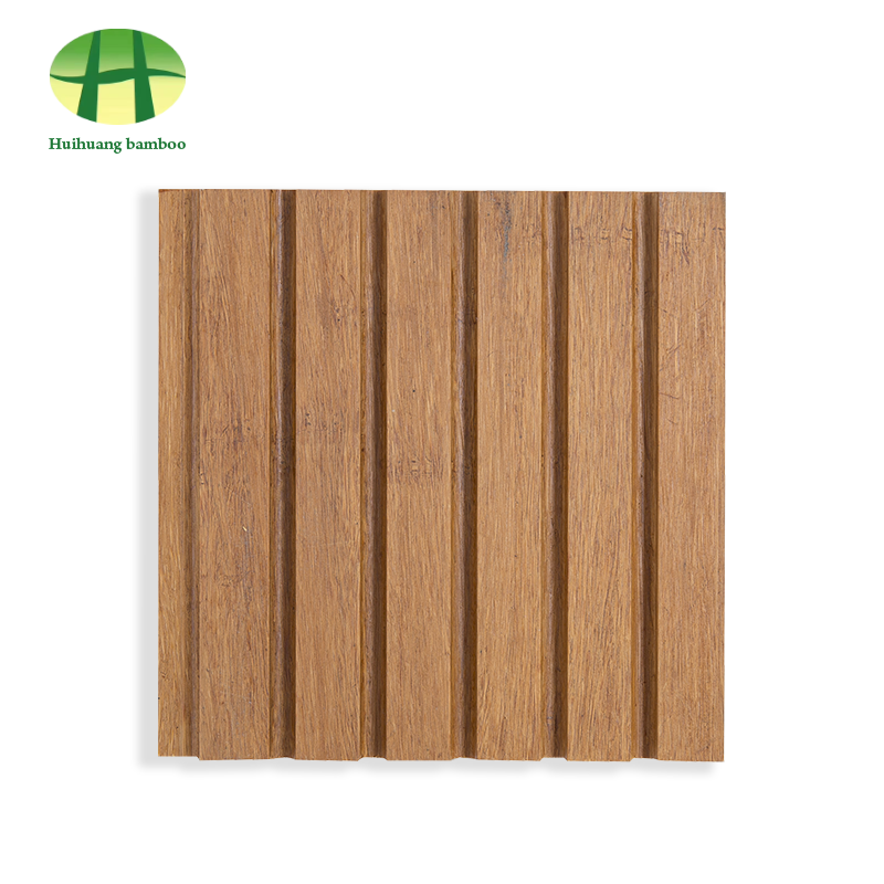 Podłoga bambusowa z dużymi rowkami