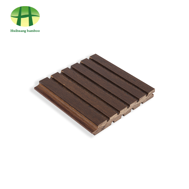 Podłoga bambusowa z dużymi rowkami